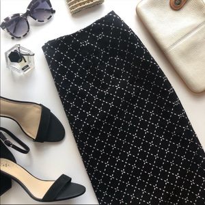 Talbots women petites plus size black pencil skirt